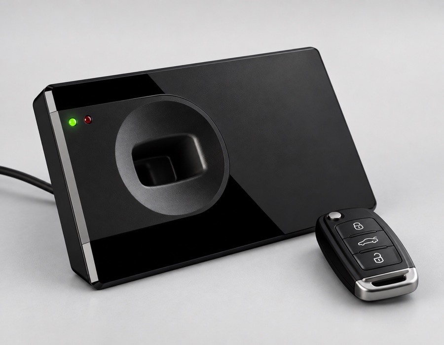 Lettore Service Key con chiave elettronica del veicolo